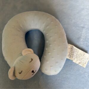 Gray Bear Neck Pillow for Kids